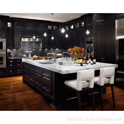 2014 Good Design Wooden Kitchen Cabinet Manufacturer Colors Can Changed